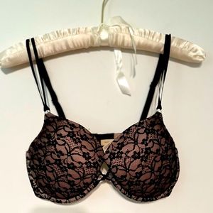 AERIE “MADDIE” GORGEOUS LACE PUSH UP BRA 34D